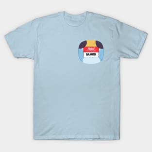 Bluey Name Tag T-Shirt